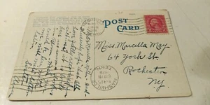 Centennial Park Nashville 1926 Double Cancelled Postcard 2 Cent Washington Stamp - Picture 1 of 4