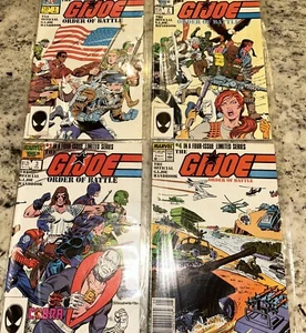 GI Joe Order Of Battle #1 2 3 & 4 Complete Limited Series Marvel 1986 VF-NM - Picture 1 of 9