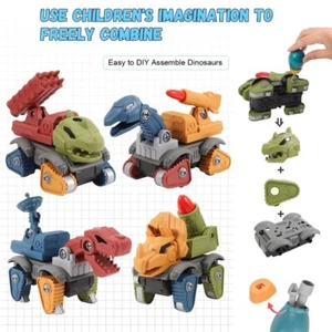 New 5 Pack Dinosaur Engaging Toys for Boys Age 3+ Toddler Dinosaur Toys Gifts - Picture 1 of 10