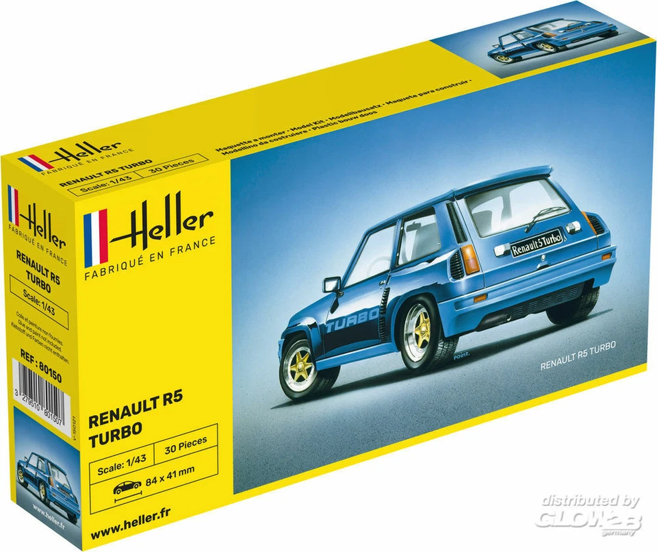 Heller: Renault R5 Turbo in 1:43 [1000801500] - Immagine 1 di 1