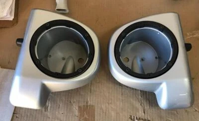 OS&D Advanblack Barracuda Silver 6.5" Speaker Pods Lower Fairing Fit 14 - Image 1 of 4