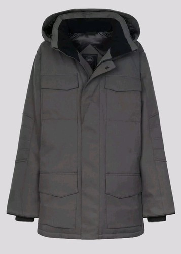 Cappotto uomo Canada Goose Windermere taglia M grigio tinta unita nuovo