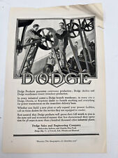 1920 Dodge Sales & Engineering Company Print Ad - Dodge-Equipped Shops -Nov 1920