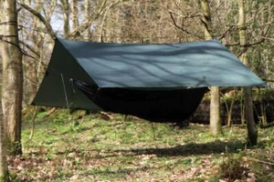 DD Superleichtes Tarp olivgrün | 300 cmx290 cm cm | PU3000 mm wetterfest  atm... - Bild 1 von 6