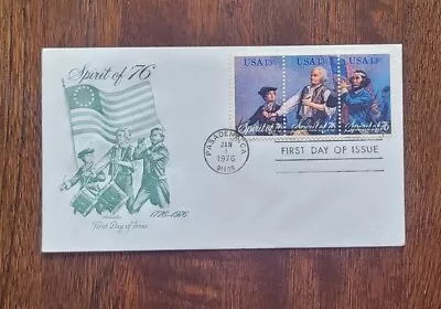 US FDC # 1629 - 1631 Spirit Of '76 1976. - Image 1 of 4