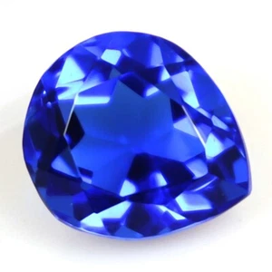 Zafiro azul natural de Ceilán 10,65 quilates corte pera piedra preciosa suelta certificada GIE 1088 - Imagen 1 de 8
