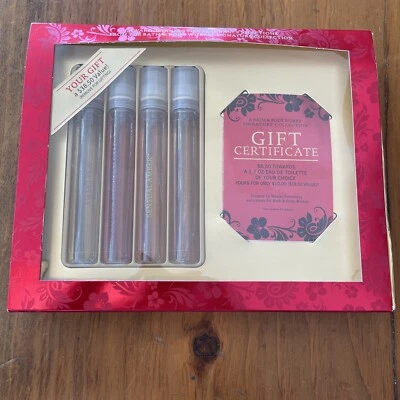 BANHO & BODY WORKS Conjunto 4 BOLSAS SPRAYS Ervilha Doce Flor de Cerejeira Japonesa Baunilha - Imagem 1 de 4