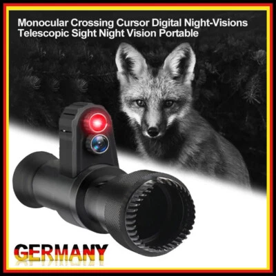 MARKENLOS 850nm IR Nachtsichtgerät Nachtsicht Jagd Zielfernrohr Monokular Cross Cursor DHL