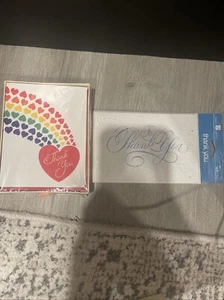 Vtg American Greetings Thank You Notecards 2 Packs 10/8 Sealed - Picture 1 of 11