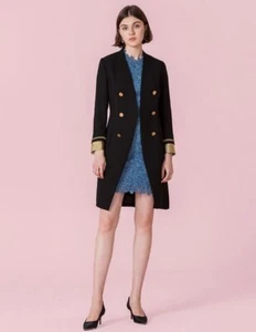 Custom Made To Order Color Contrast Double Breasted Trench Coat Plus 1x-10x L456 - Picture 1 of 7