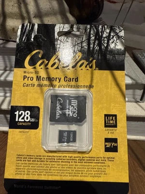 Cabela's CMSD375128GB 128GB Micro-SD Pro Memory Card (LP1113822) - Image 1 of 3