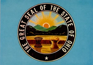 Postcard The Great Seal of the State of Ohio - Picture 1 of 2