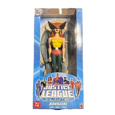 10-дюймовая фигурка Hawkgirl 2004 Mattel Justice League Unlimited игрушка DC новая в коробке супер - Изображение 1 из 4