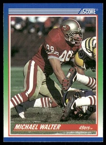 1990 Score #335 Michael Walter San Francisco 49ers Football Card - Picture 1 of 2
