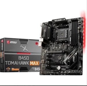 MSI B450 Tomohawk Max AM4 Motherboard Stocket AMD ATX Brand New - Picture 1 of 4