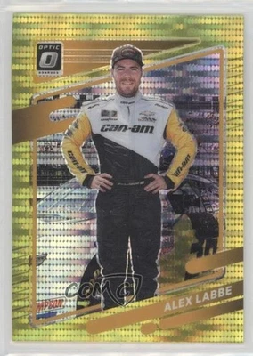 2022 Panini Donruss NASCAR Optic Gold Pulsar Prizm Alex Labbe #16 - Image 1 of 2