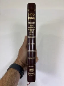 New American Standard Bible NASB Updated Edition Reference Leathertex Thin - Imagen 1 de 11