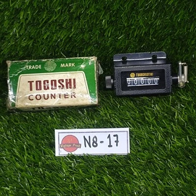 Vintage Togoshisieki RS5 Ratchet Stroke Counter Mechanical for Industrial NOS - Image 1 of 3