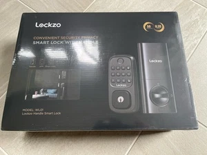 Smart Door Lock with Handle, Keyless Entry Door Lock Deadbolt Handle, WIFI, APP - Picture 1 of 5