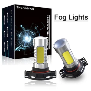 For Jeep Wrangler 2010-2018 LED Fog Light Bulbs Lamp White 6000K High Power - Picture 1 of 9