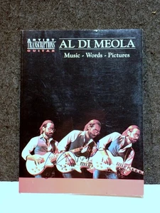 Al Di Meola Chitarrista Americano Latin Jazz Fusion World Fusion LIBRO AUTOGRAFO - Foto 1 di 8