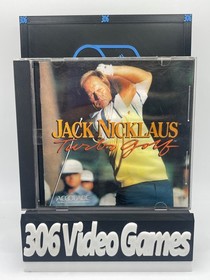 Jack Nicklaus Turbo Golf Turbo Grafx Game - Case, Manual, Hu Card