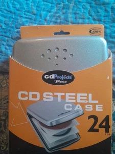 CDProjects CD Caja Acero 24 Cds Por Targus Nuevo Plateado - Imagen 1 de 9
