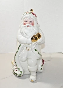 VTG 1999 LENOX HOLIDAY SANTA COOKIE JAR NEW IN BOX 13.5”H x 10”W - Picture 1 of 11