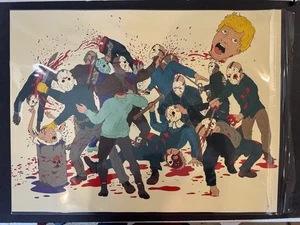 Jason Penalty Box 2018 JJ Harrison 18"x24" #2/35 NM  - Bild 1 von 5