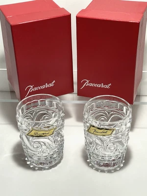2 Новый баккара кристалл 8 унций. СТАКАН ДЛЯ СОКА ВИСКИ 4 1/8 ДЮЙМА В ОРИГИНАЛЬНОЙ КОРОБКЕ - Изображение 1 из 4
