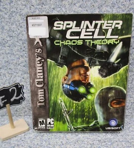 Video Game PC Tom Clancys Splinter Cell Chaos Theory NEW SEALED Big Box #2 - Picture 1 of 12