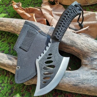Stainless steel survival hunting tomahawk, camping stainless steel portable tool - Image 1 of 4
