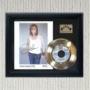 Reba McEntire "Fancy" Framed Reproduction Signed Record Display - Picture 1 of 4