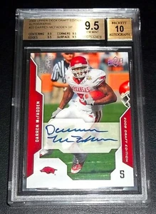 BGS 9.5 10 Autograph Rc Darren McFadden Auto 2008 Draft Edition SP Rookie Signed - Picture 1 of 4