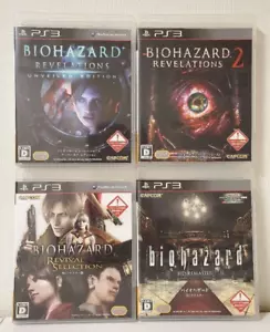 Resident Evil Biohazard Revelations 1 2 HD Remaster Revival Selection set PS3 - Picture 1 of 6