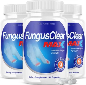 (3 Pack) Fungus Clear Max Toenail Pills (180 Capsules) - Picture 1 of 1