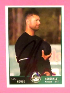 2017 Grandstand, Jackson Generals, Manager - J.R. HOUSE - autographed - Picture 1 of 1