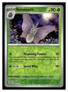 Pokemon Venomoth 049/165 Scarlet & Violet 151 Reverse Holo - Picture 1 of 1
