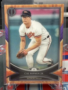 2018 Topps Tribute Cal Ripken Jr #58 Purple Parallel /50 Orioles