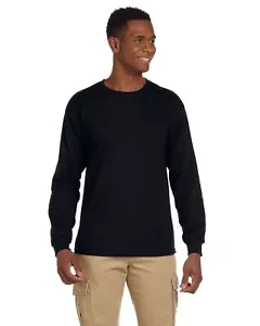 3 Pack Of Gildan G241 Adult Ultra Cotton T Shirt Long Sleeve Pocket T-Shirt - Picture 1 of 7