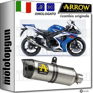 ARROW SCARICO OMOLOGATO THUNDER ALLUMINIO C SUZUKI GSX-R 600 IE 2008 08 2009 09 - Foto 1 di 5