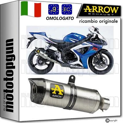 ARROW SCARICO OMOLOGATO THUNDER ALLUMINIO C SUZUKI GSX-R 600 IE 2008 08 2009 09 - Immagine 1 di 4