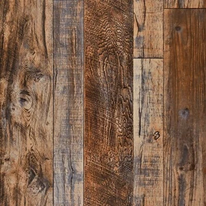 Brown Wood Wallpaper Peel and Stick Self Adhesive 17.71X118 inch - Picture 1 of 9