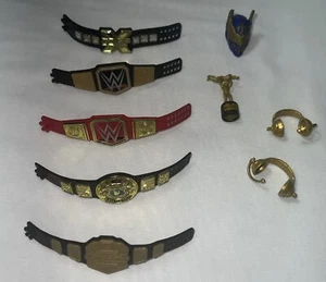 Lote de 9 Cinturones Título WWE Elite Accesorios Mattel Slammy Eagle 2011 2013 - Imagen 1 de 6