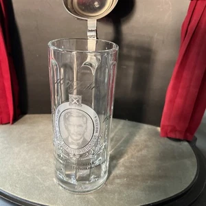 DE COLECCIÓN ALEMÁN "RASTAL" VIDRIO GRABADO PIEDRA CON TAPA DE PELTRE. - Imagen 1 de 12