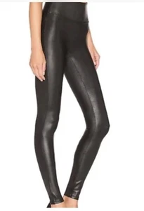 Spanx Faux Leather Leggings Women’s Size Medium Black - Picture 1 of 16