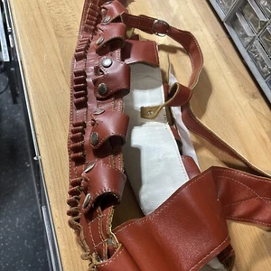 Military Field Harness Belt Leather Cold War - Picture 1 of 10