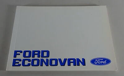 Manuale Operativo Ford Econovan Data 09/1986 - Immagine 1 di 2