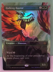 MTG - The Lost Caverns of Ixalan - Hulking Raptor *Borderless/Foil* - Bild 1 von 1