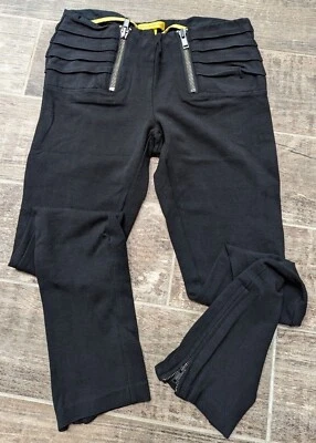 Catherine Malandrino black pants girls size 2 perfect condition w/2 front zipper - Image 1 of 4